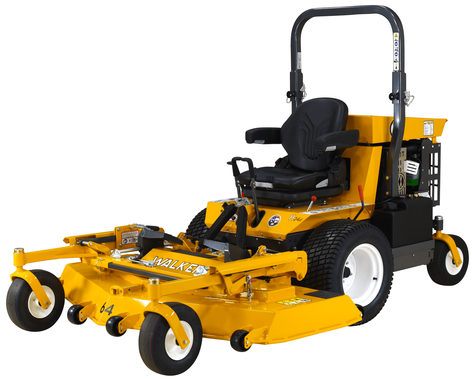Segadora Autoportante de radio cero Walker modelo H24d - Imagen 2